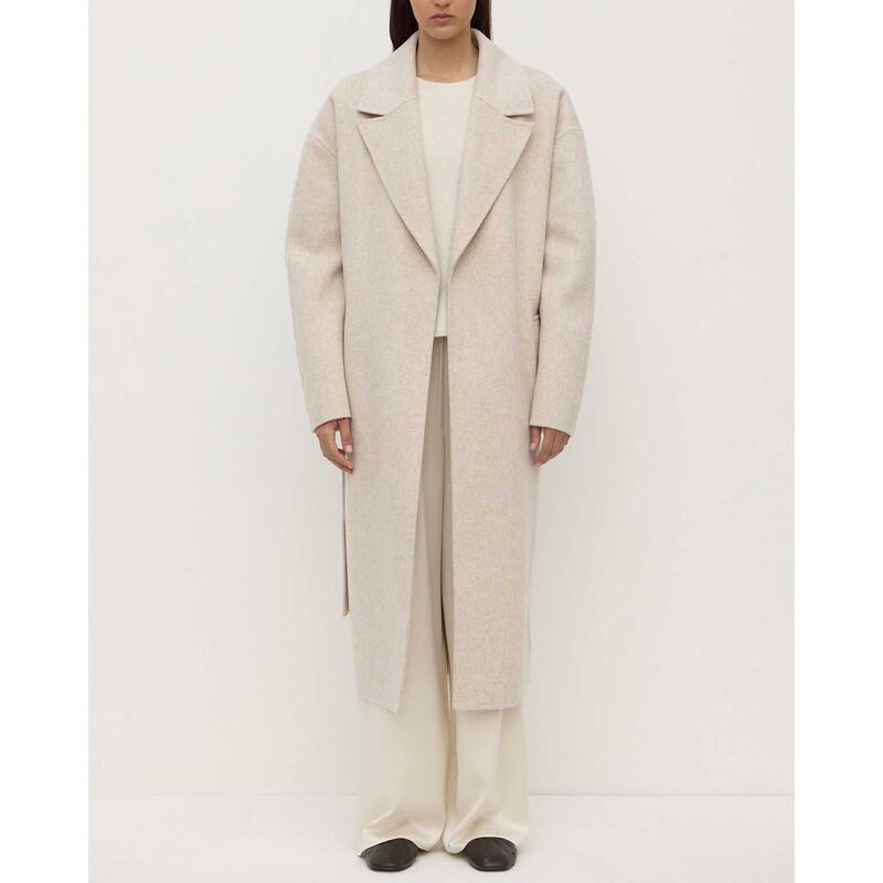 Assembly Label Ivy Wool Coat Oat Marle image number 3